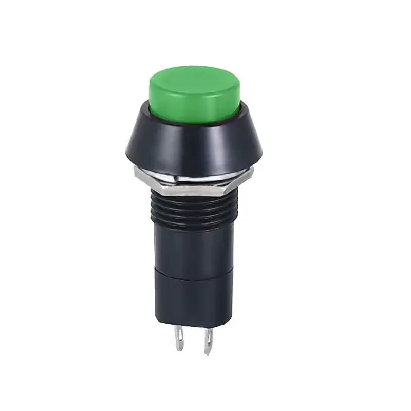 Buton Pulsator 12mm cu Blocare pornit/oprit 3 Amperi PBS-11A - Verde Buton Pulsator 12mm cu Blocare pornit/oprit 3 Amperi PBS-11A - Verde