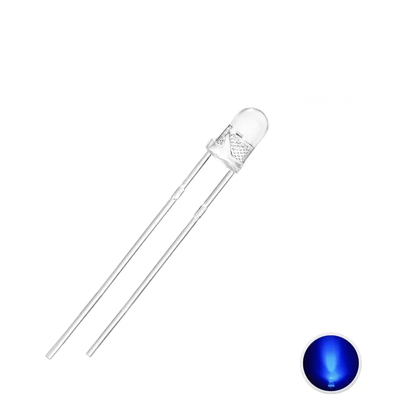 3mm LED Transparent Blue