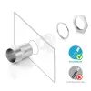 5mm Led Holder - Metal Concave 5mm Led Holder - Metal Concave