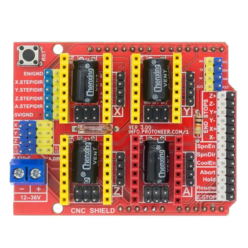 Arduino Uno CNC Shield V4(compatible with A4988) Arduino Uno CNC Shield V4(compatible with A4988)