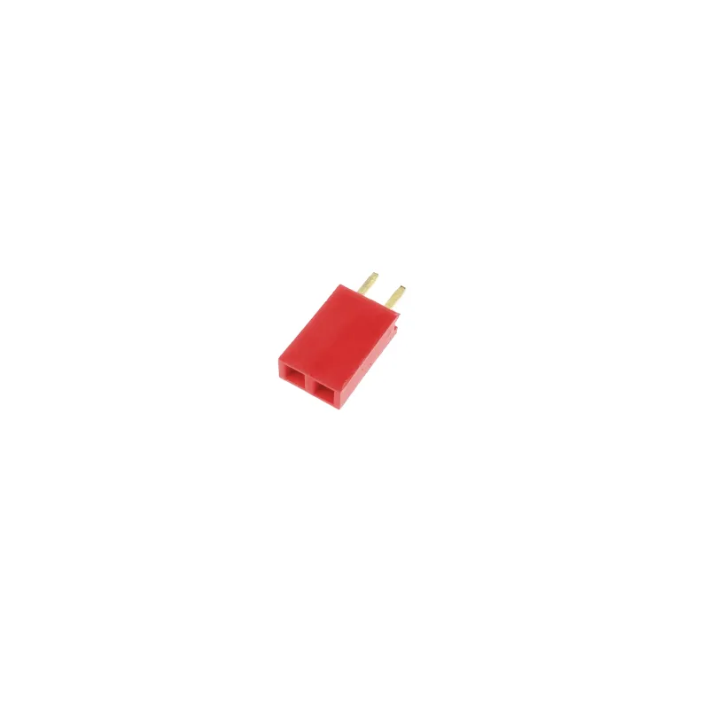 1x2 Pin Header 2.54mm Pitch Red- Female 1x2 Pin Header 2.54mm Pitch Red- Female