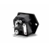 Priză de Curent Alternativ Mascul 250V 10A cu Siguranță 10A Priză de Curent Alternativ Mascul 250V 10A cu Siguranță 10A