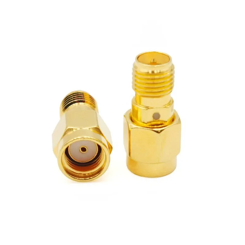 RP-SMA Male to RP-SMA Female RF Straight Adapter Connector RP-SMA Male to RP-SMA Female RF Straight Adapter Connector