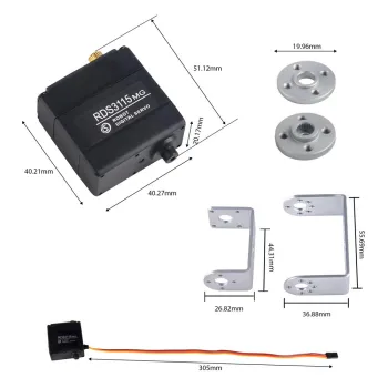 RDS3115 Servo Motor 17kg 180 de Grade RDS3115 Servo Motor 17kg 180 de Grade