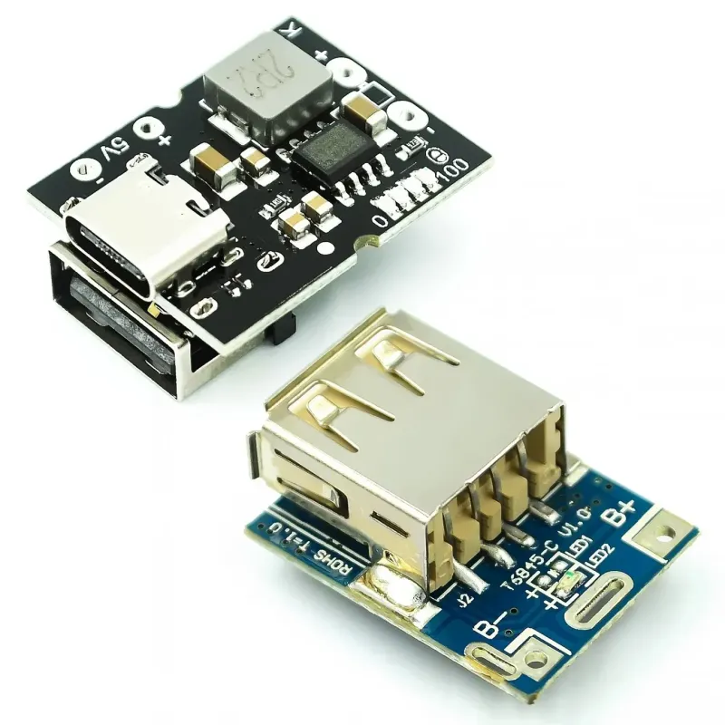 Încărcător de Baterii cu Litiu - 5V Modul de Tip C Boost Încărcător de Baterii cu Litiu - 5V Modul de Tip C Boost