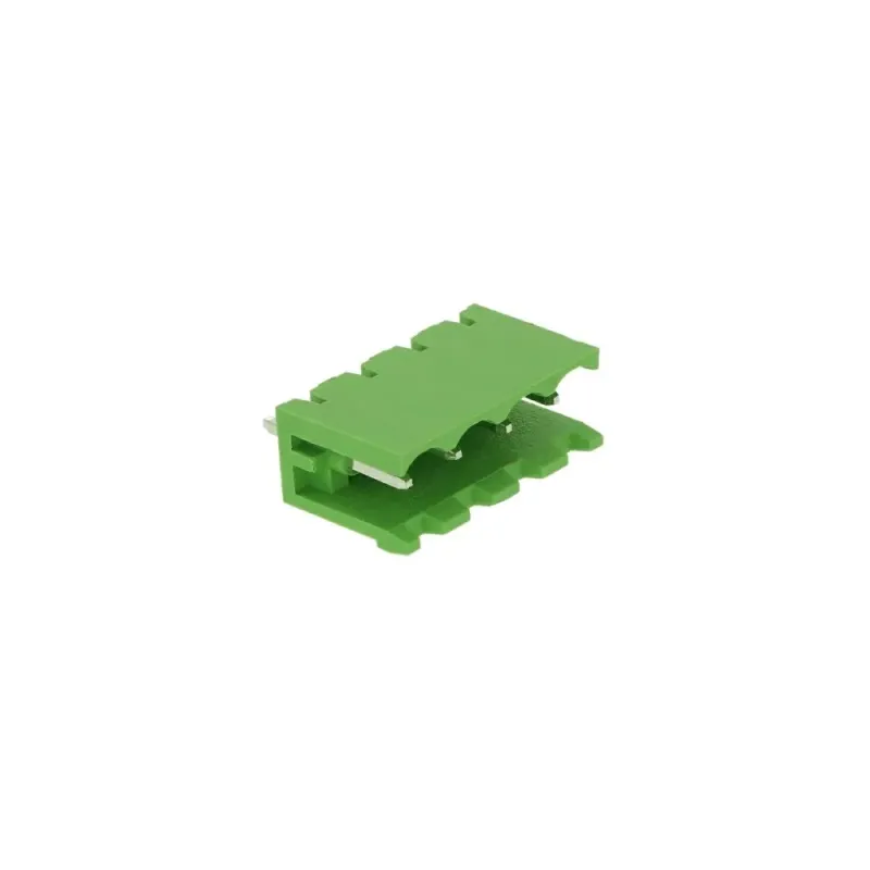 7.62mm Straight 4 Pin 180C Terminal Block Connector - Male 7.62mm Straight 4 Pin 180C Terminal Block Connector - Male