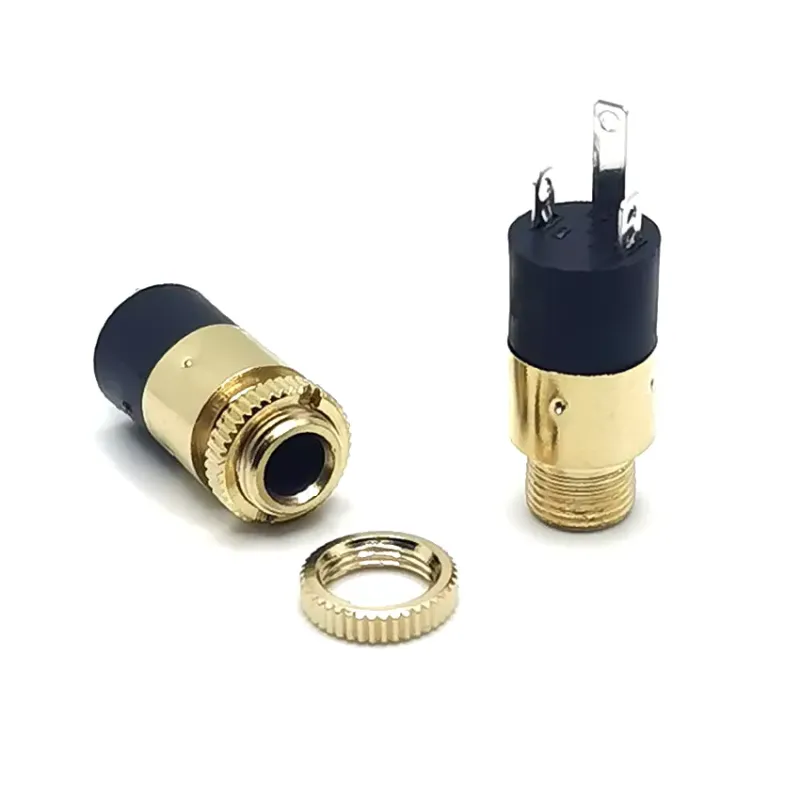 Femeie Stereo Jack 3.5 mm Montare pe Panou Difuzor Microfon Jack PJ-392 Femeie Stereo Jack 3.5 mm Montare pe Panou Difuzor Microfon Jack PJ-392