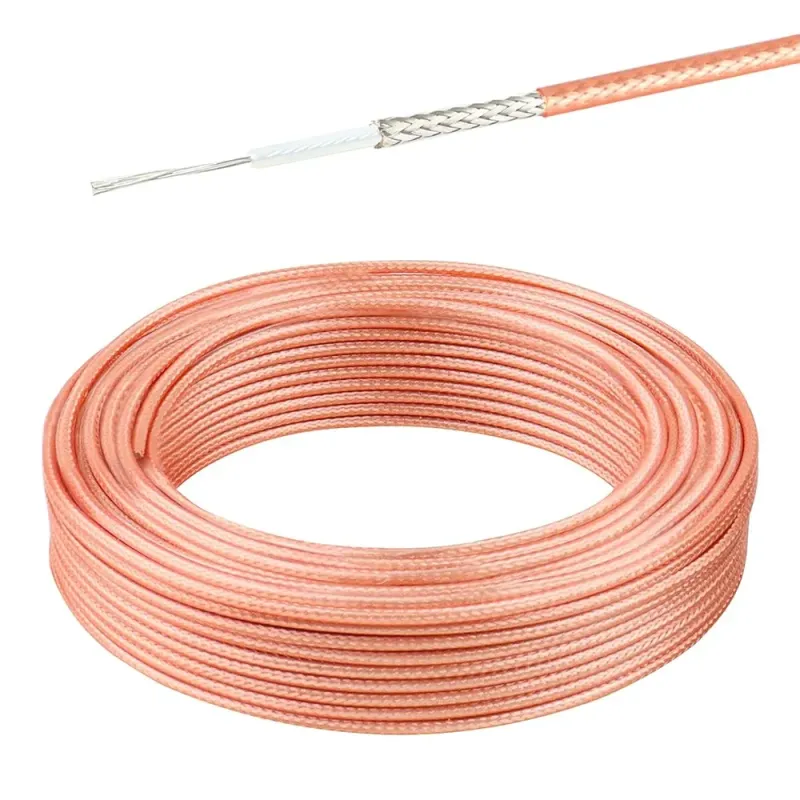 RG316-U Coaxial Cable 50 Ohm Flexible for RF Antenna - 1 Meter RG316-U Coaxial Cable 50 Ohm Flexible for RF Antenna - 1 Meter