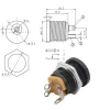 DC Power Jack (Panel-Mount) 5.5 × 2.5 mm—Female DC Power Jack (Panel-Mount) 5.5 × 2.5 mm—Female