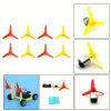 8cm Mini Wind Turbine Propeller Blade for Mini DC Motor-Yellow 8cm Mini Wind Turbine Propeller Blade for Mini DC Motor-Yellow