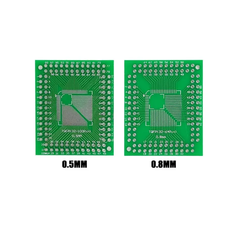 TQFP32/44/64/80/100 to DIP PCB Board Converter IC Adapter TQFP32/44/64/80/100 to DIP PCB Board Converter IC Adapter