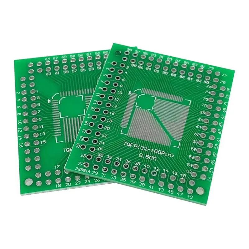 TQFP32/44/64/80/100 to DIP PCB Board Converter IC Adapter TQFP32/44/64/80/100 to DIP PCB Board Converter IC Adapter