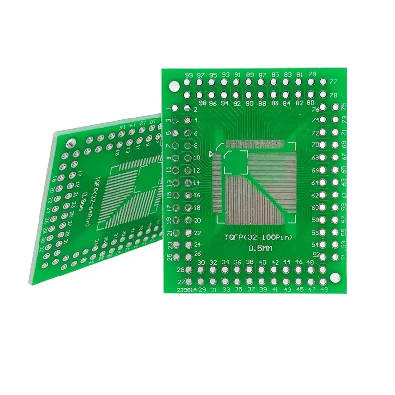 TQFP32/44/64/80/100 to DIP PCB Board Converter IC Adapter TQFP32/44/64/80/100 to DIP PCB Board Converter IC Adapter
