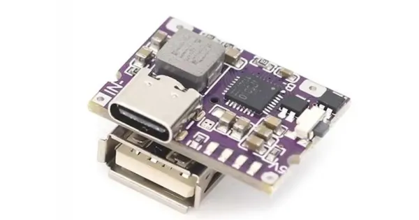 Power Bank Module 330 Battery Charge : Power Bank Module 5V 3A Type C and USB-A ...