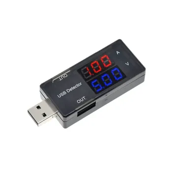 Tester de Tensiune și Curent USB cu Două Porturi Tester de Tensiune și Curent USB cu Două Porturi