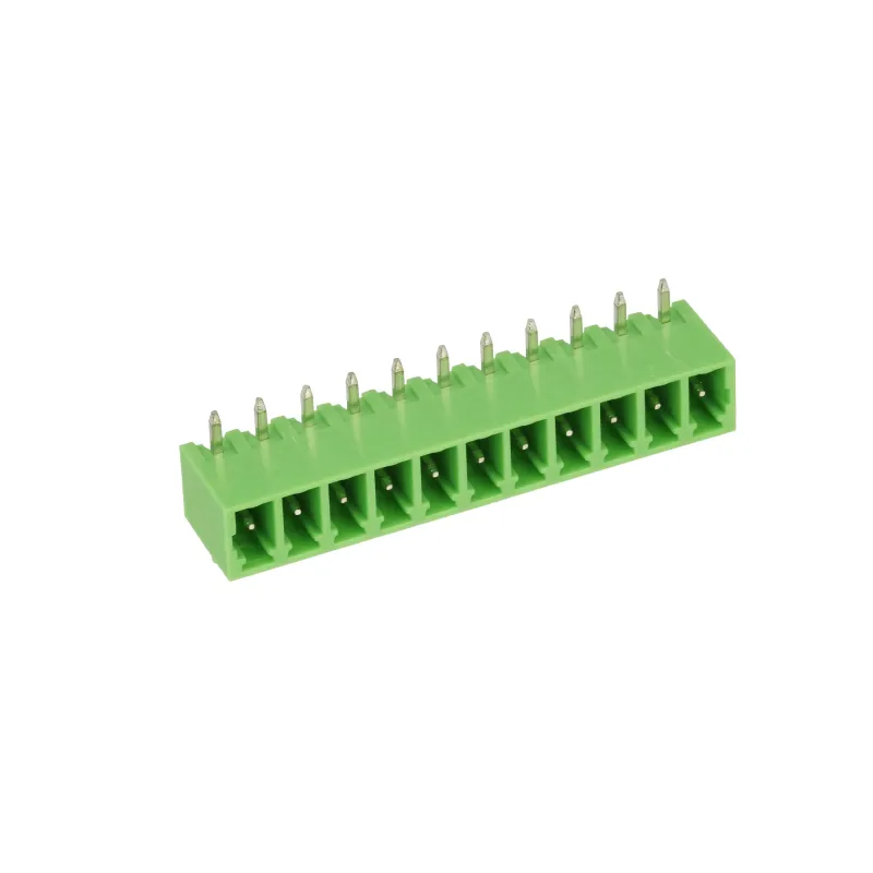 Conector Bloc Terminal 90C cu Unghi Drept de 3,81 mm - Tată Conector Bloc Terminal 90C cu Unghi Drept de 3,81 mm - Tată
