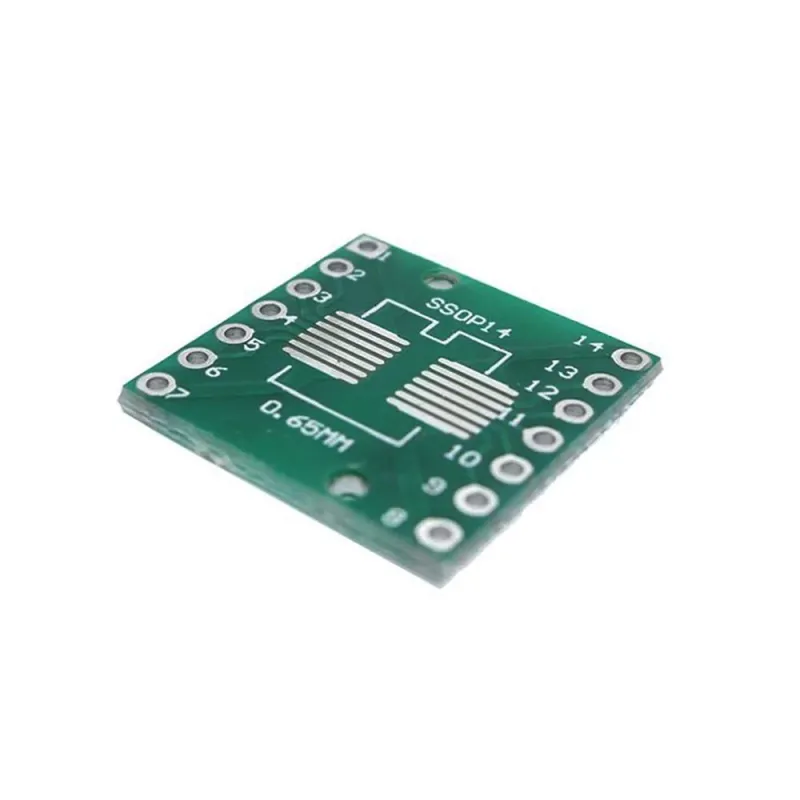 SOP-14 to DIP-14 Converter Board from SMD to DIP format SOP-14 to DIP-14 Converter Board from SMD to DIP format
