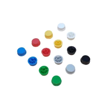 A24 Round Button Tactile Push Button Switch Cap - BLACK A24 Round Button Tactile Push Button Switch Cap - BLACK