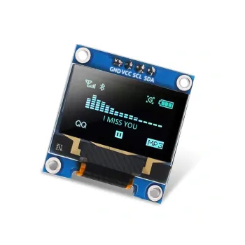 Afișaj OLED I2C Albastru de 0,96 Inci - SSD1306 Afișaj OLED I2C Albastru de 0,96 Inci - SSD1306