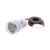 AC Voltage and Current Meter with Dual Circular LED Display - 60-500 Volts / 100 Amps - White AC Voltage and Current Meter with Dual Circular LED Display - 60-500 Volts / 100 Amps - White