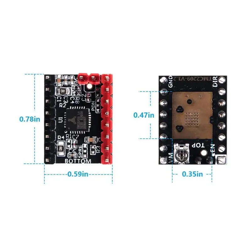 TMC2209 V1.2 Stepper Motor Driver TMC2209 V1.2 Stepper Motor Driver