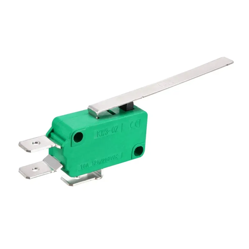 KW3-OZ 16A 125/250VAC Long Straight Hinge Lever Type SPDT NO NC Micro Limit Switch KW3-OZ 16A 125/250VAC Long Straight Hinge Lever Type SPDT NO NC Micro Limit Switch