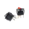 ON/OFF Mini Rocker Switch SPDT 250V 3A 2 Pin - RED