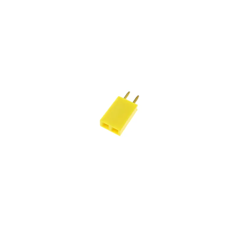 1x2 Pin Header 2.54mm Pitch Yellow - Female 1x2 Pin Header 2.54mm Pitch Yellow - Female