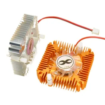 55mm Aluminum Heatsink with 12V Fan for 10W LED and Graphics Cards 55mm Aluminum Heatsink with 12V Fan for 10W LED and Graphics Cards