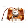 55mm Aluminum Heatsink with 12V Fan for 10W LED and Graphics Cards 55mm Aluminum Heatsink with 12V Fan for 10W LED and Graphics Cards