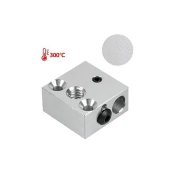 Creality MK8-CR10 Heater Block - 20x20x10mm - Compatible with Ender 3, Ender 5 - 300°C Creality MK8-CR10 Heater Block - 20x20x10mm - Compatible with Ender 3, Ender 5 - 300°C