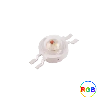 3W Power Led RGB 4 Pins - Common Anode 3W Power Led RGB 4 Pins - Common Anode