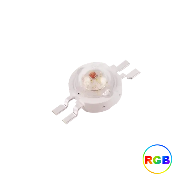 3W Power Led RGB 4 Pins - Common Anode 3W Power Led RGB 4 Pins - Common Anode