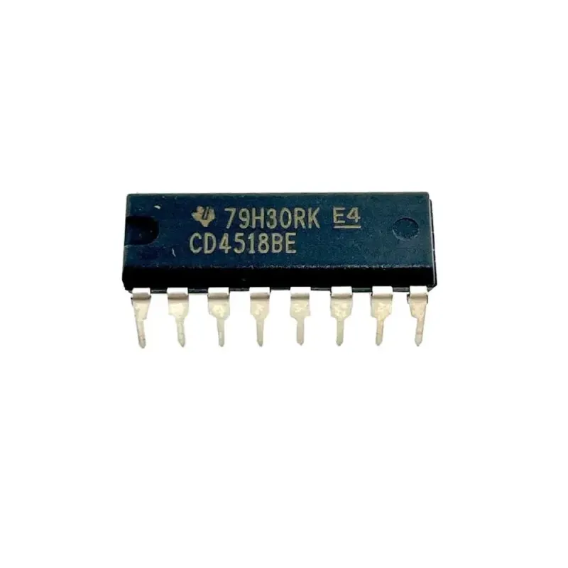 Original Integrated Circuit CD4518BE by Texas Instruments Original Integrated Circuit CD4518BE by Texas Instruments