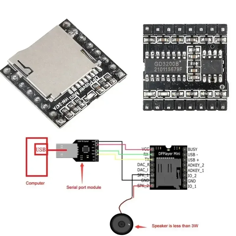 DFPlayer Mini MP3 Player Module DFPlayer Mini MP3 Player Module