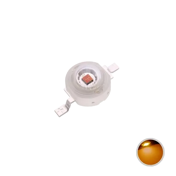 1W Power Led 585 - 590nm Amber 1W Power Led 585 - 590nm Amber