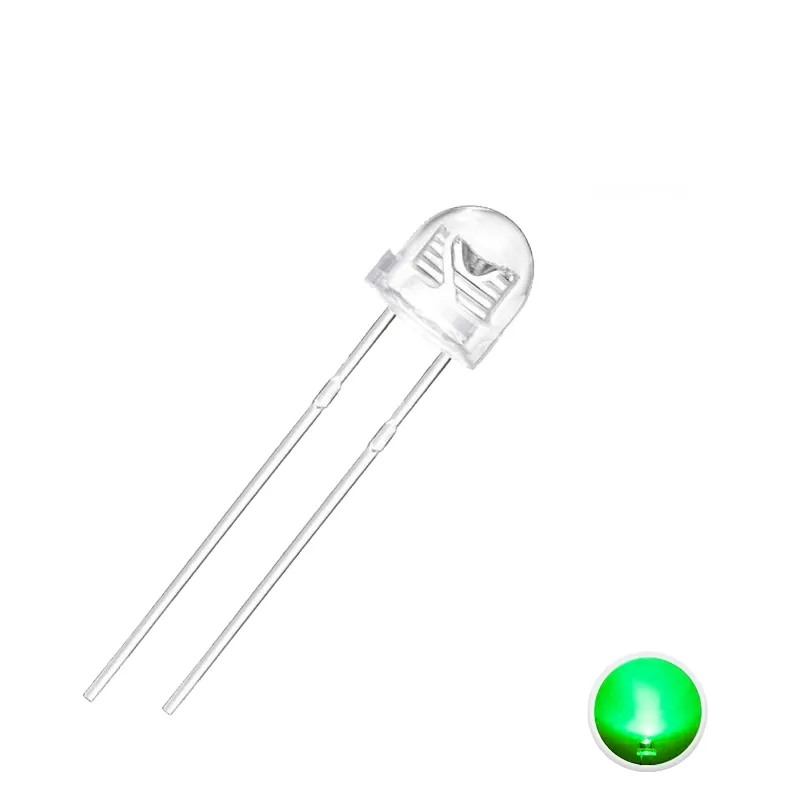 5 mm LED Verde Ultra Luminos cu 15.000-18.000 Mcd 5 mm LED Verde Ultra Luminos cu 15.000-18.000 Mcd