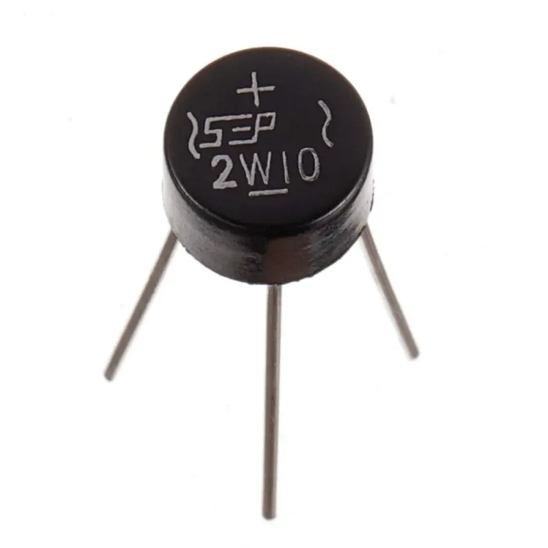 2W10 Bridge Rectifier Diode - 2.5A 1000V Round Case 2W10 Bridge Rectifier Diode - 2.5A 1000V Round Case