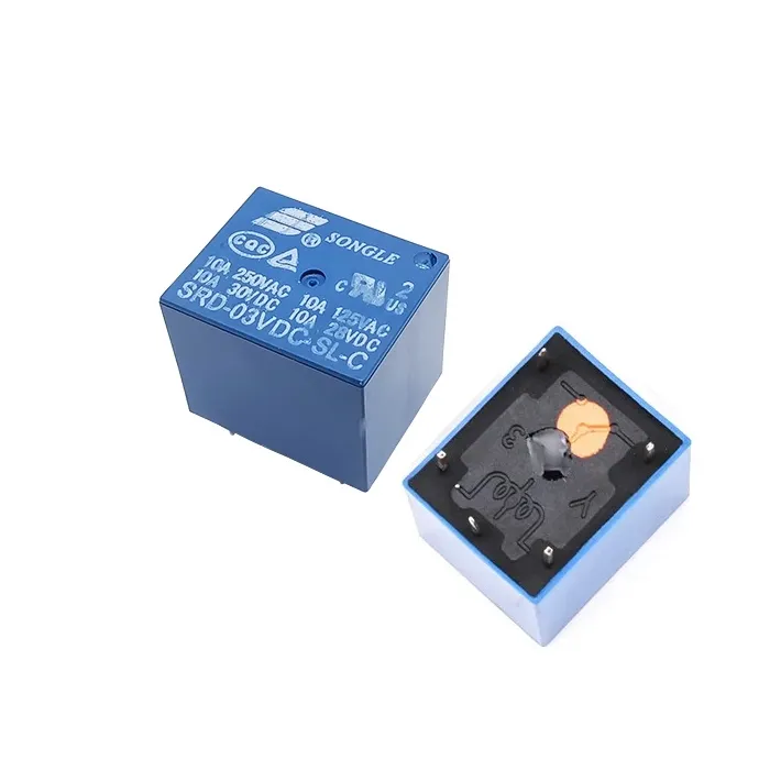 Releu 3V DC 10A 250V Songle Releu 3V DC 10A 250V Songle