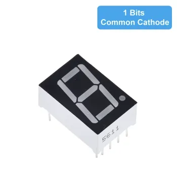 Afișaj LED cu 1 Cifră, 7 Segmente, 14 mm — Catod Comun 5611AG (Verde)