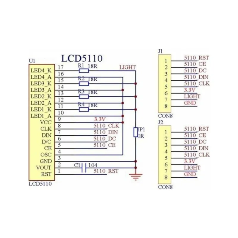 Nokia 5110 LCD Display Module – 84x48 Pixels Nokia 5110 LCD Display Module – 84x48 Pixels