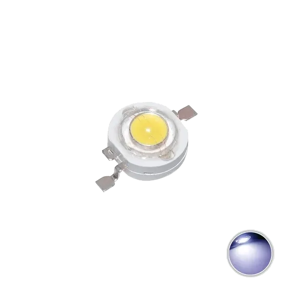 Led de Putere 3W Alb Rece 22.000 - 30.000K Led de Putere 3W Alb Rece 22.000 - 30.000K