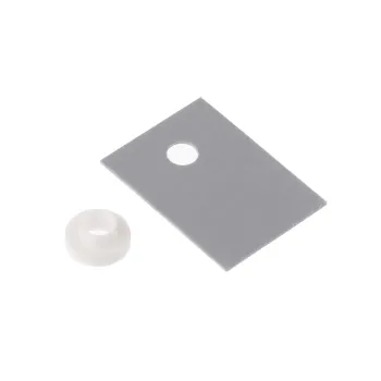 TO-220 Plastic Insulation Washer and Silicone Pads Insulator Set for Transistor TO-220 Plastic Insulation Washer and Silicone Pads Insulator Set for Transistor