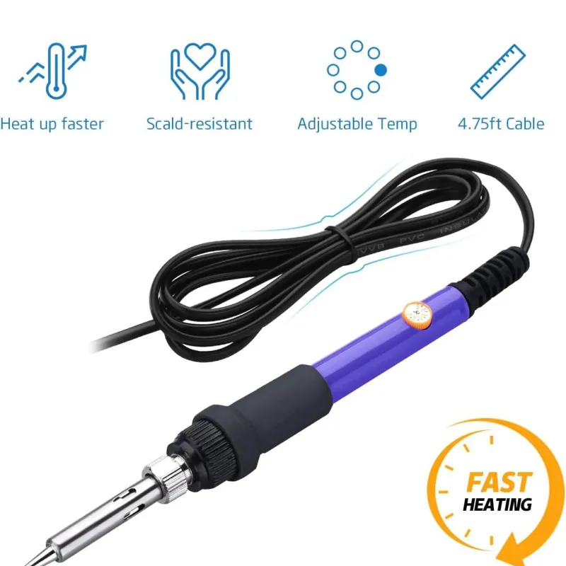 Adjustable Temperature 220 Volt 60 Watt Soldering Iron Adjustable Temperature 220 Volt 60 Watt Soldering Iron