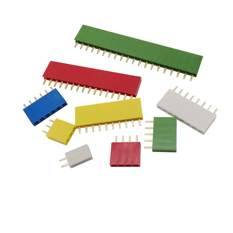 1x3 Pin Header 2.54mm Verde - Femeie 1x3 Pin Header 2.54mm Verde - Femeie