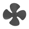Mini DC Motor + 4‑Blade Propeller Set (Black)