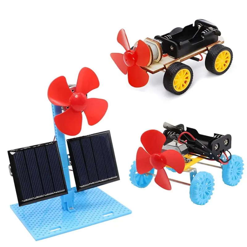 Mini DC Motor + 4‑Blade Propeller Set (Black) Mini DC Motor + 4‑Blade Propeller Set (Black)