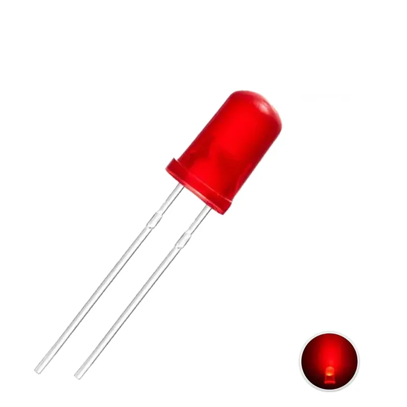 Led de 5 mm - Roșu Led de 5 mm - Roșu
