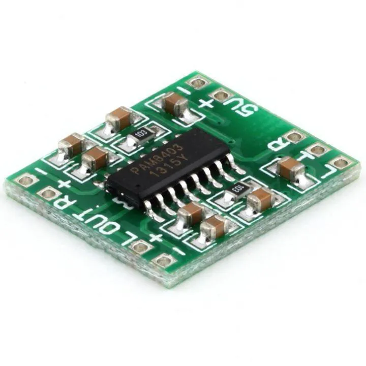 PAM8403 Mini Audio Amplifier 2x3W PAM8403 Mini Audio Amplifier 2x3W