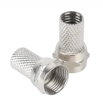 Conector de Cablu Tip F RG6 Pentru Antenă TV Prin Satelit Conector de Cablu Tip F RG6 Pentru Antenă TV Prin Satelit